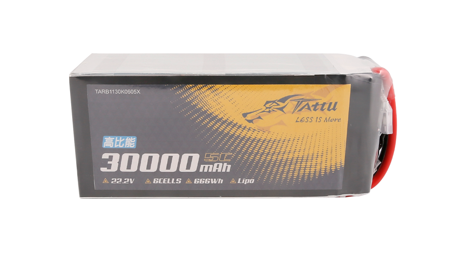 TATTU NMC811軟包30000mAh無人機電池